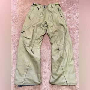 MINT MEN’S 686 SNOWBOARD PANTS “SMARTY PANTS” DUAL LAYER SERGIO MENDES MODEL LRG